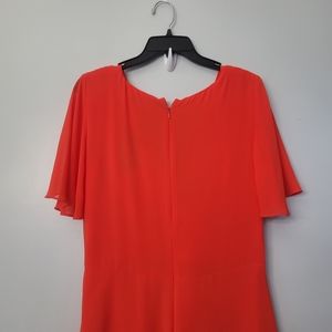 Ralph Lauren Women's Flutter Sleeve Surplice Dress Black Size 10